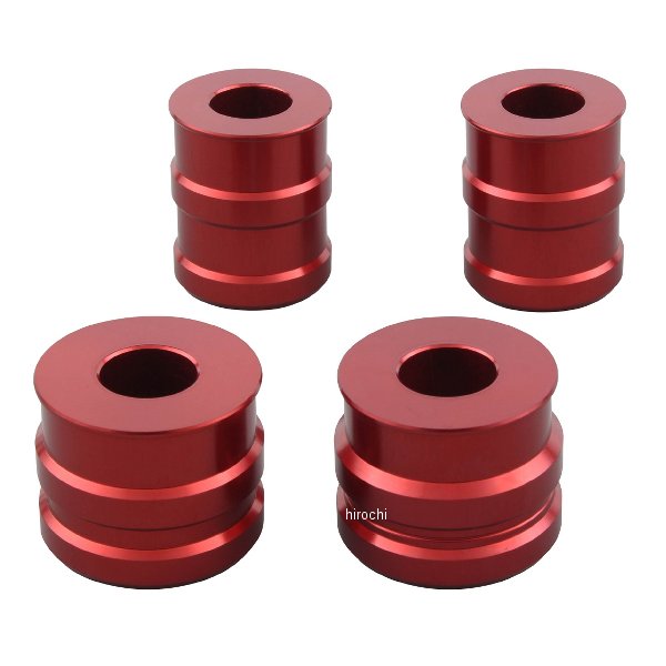 【メーカー在庫あり】 シフトアップ アクスルカラー フロント＆リヤセット モンキー125 レッド 270385-02 JP店