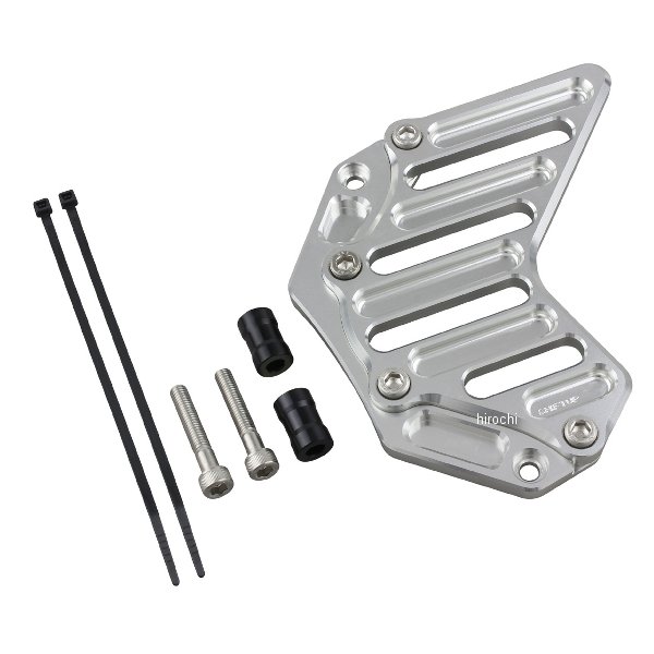 【メーカー在庫あり】 シフトアップ ビレットスプロケットカバー モンキー125、CT125 ハンターカブ、DAX125、GROM シルバー 290201-03 JP店