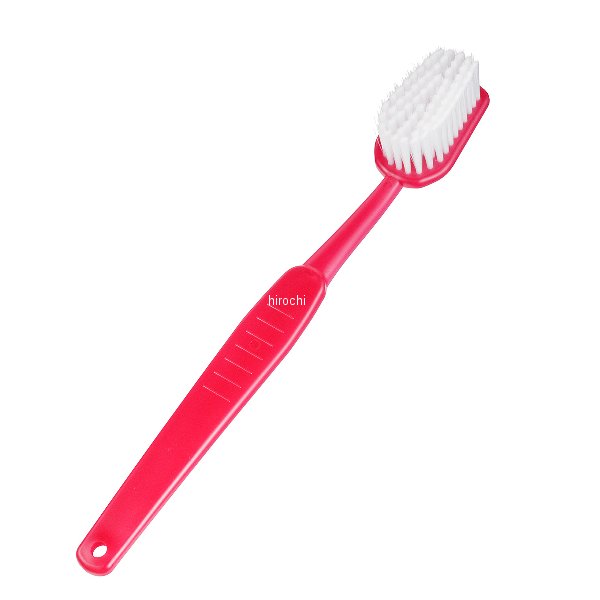 【メーカー在庫あり】 NBS バイクパーツセンター 歯ブラシ型洗車ブラシ (赤) 870111 JP店