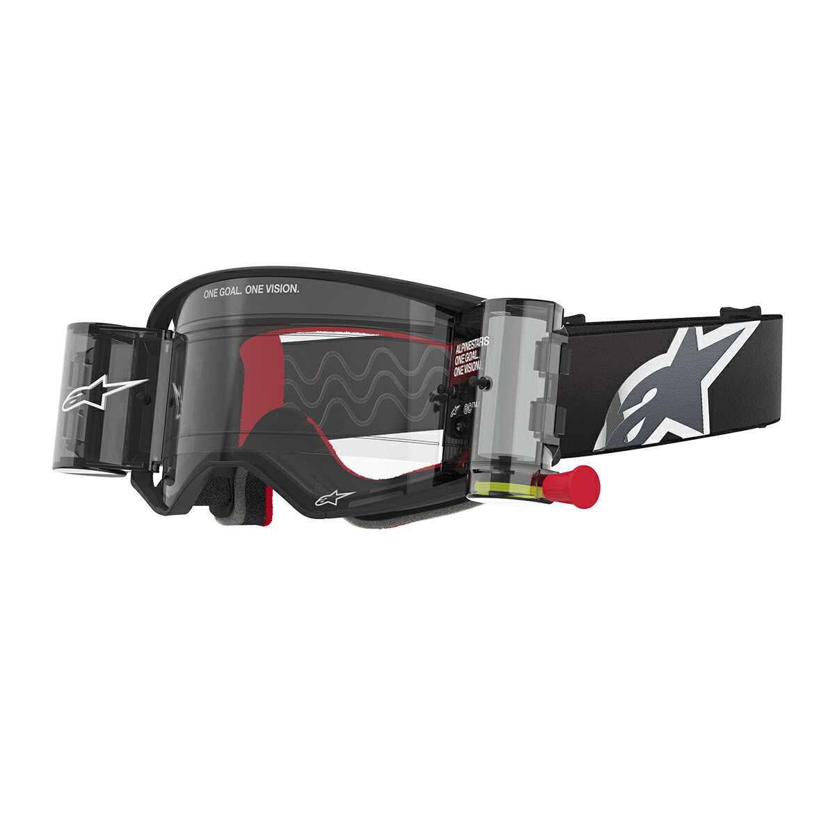 【メーカー在庫あり】 アルパインスターズ スーパーテック ゴーグル 黒/グレー ロールオフ C0466 JP店