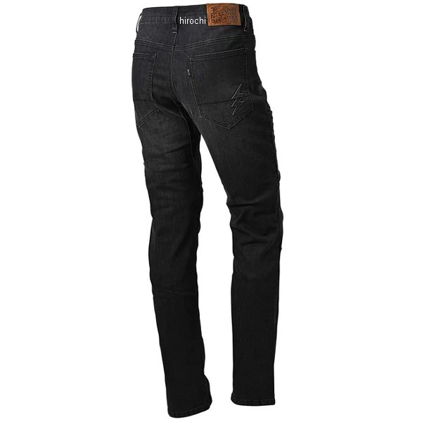 RIDEZ ライズ デニム 9.3OZ LIGHT CORDURA DENIM STRAIGHT TAPERD ブラック XL RDB...