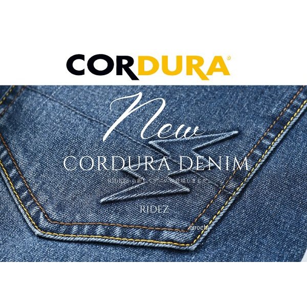 RIDEZ ライズ レディース デニム 11.4OZ CORDURA DENIM STRAIGHT TAPERD ONE WASH ...