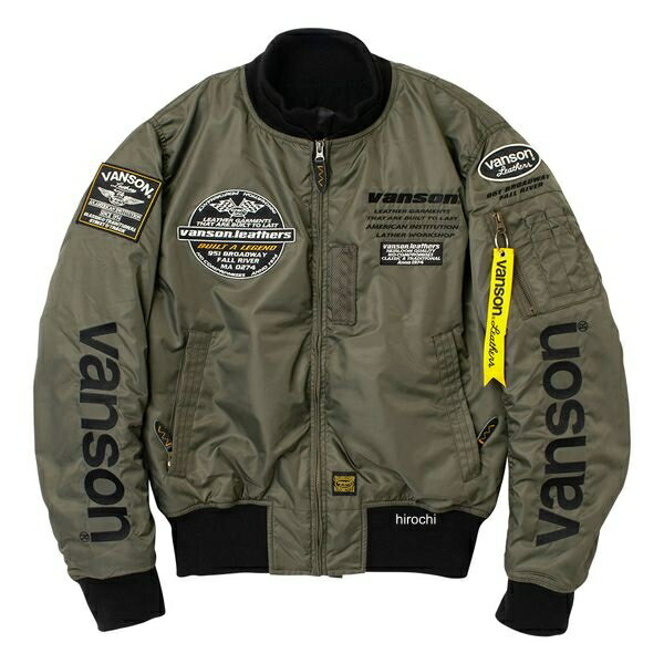 【メーカー在庫あり】 バンソン VANSON 2025年秋冬モデル MA-1 ジャケット カーキ、ブラック 3XLサイズ..