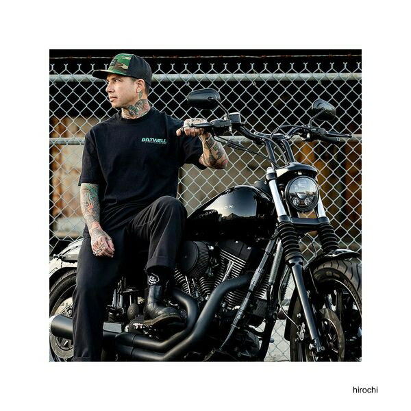 【メーカー在庫あり】 ビルトウェル Biltwell STEPSIDE Tシャツ ブラック XL 8101-150-005 JP店