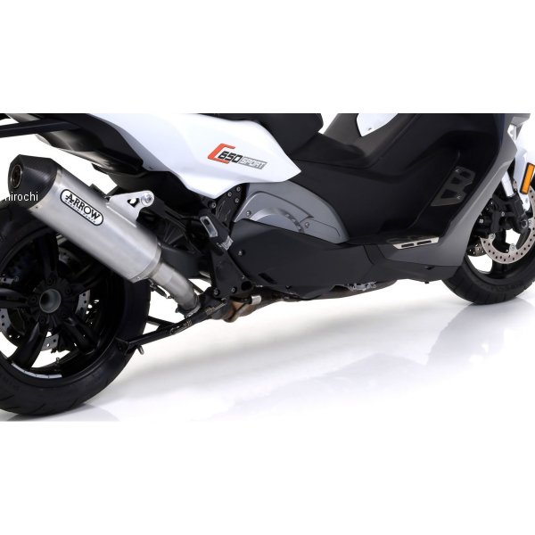 アロー ARROW フルエキゾーストマフラー Race-Tech 触媒なし 16年-20年 BMW C650Sport アルミ 73512AK+73009MI+73010MI JP店