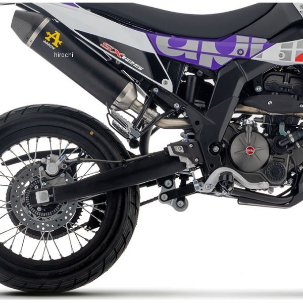Other - アロー ARROW フルエキゾーストマフラー Thunder 25年 アプリリア RX125 アルミダーク/カーボンエンド 52013AKN-52007PD-RX125 JP店