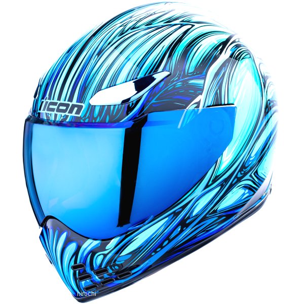 アイコン ICON フルフェイスヘルメット DOMAIN NOUVEAU ブルー 2Xサイズ 0101-18535 JP店
