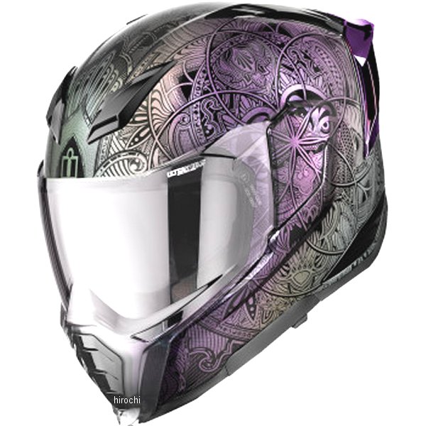 アイコン ICON フルフェイスヘルメット ULTRAFLITE OPAL MANDALA パープル Lサイズ 0101-18619 JP店(2)