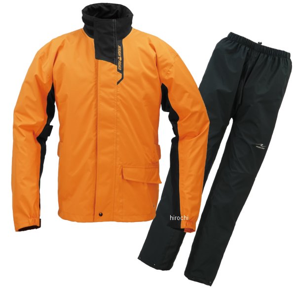 【メーカー在庫あり】 ラフ&ロード 2025年秋冬モデル デュアルテックス3レイヤーBIBレインスーツ オレンジ Lサイズ RR7812OR3 JP店