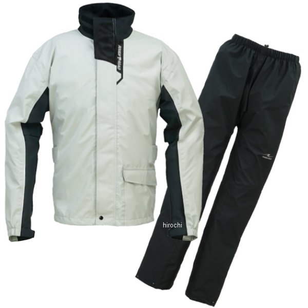 【メーカー在庫あり】 ラフ&ロード 2025年秋冬モデル デュアルテックス3レイヤーBIBレインスーツ プラチナシルバー BMサイズ RR7812SVB2 JP店