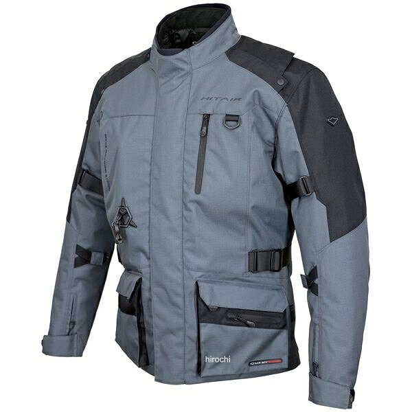 Bike Wear - ヒットエアー hit-air ジャケット エアバッグ装備 ダークグレー Mサイズ EU-7 JP店