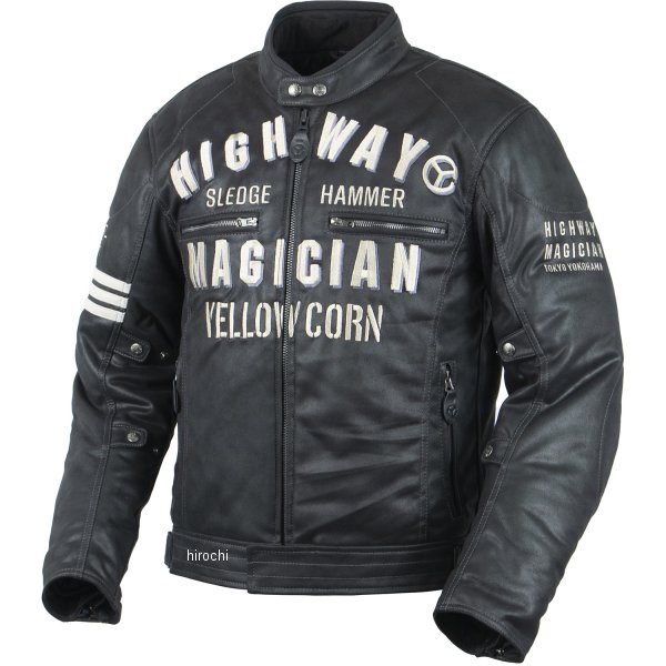 イエローコーン YeLLOW CORN 2025年秋冬モデル ウィンタージャケット 黒/アイボリー LLサイズ SJ-5305 ..