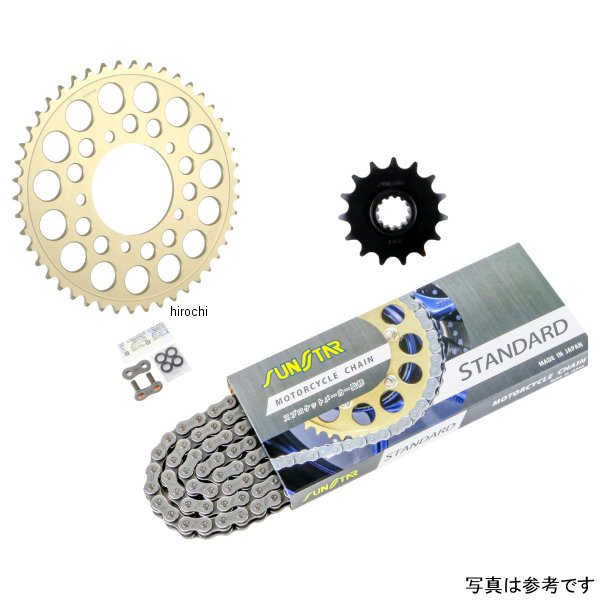 サンスター SUNSTAR スプロケット＆チェーンキット SUNSTARチェーン スタンダード KS3D801 JP店(2)