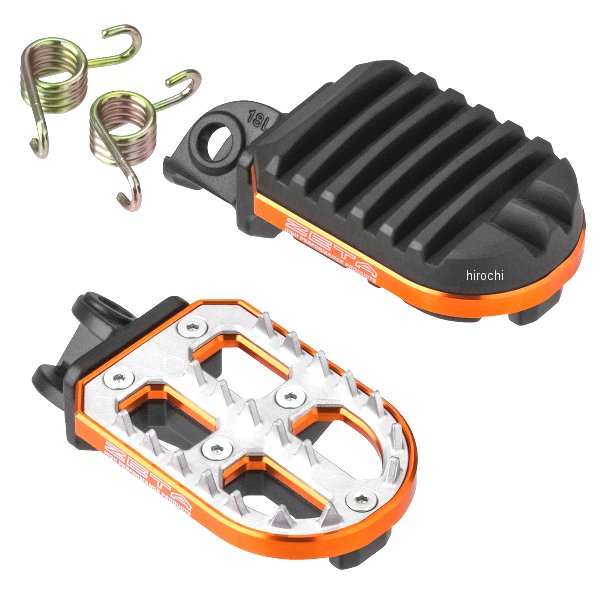 【メーカー在庫あり】 ジータ ZETA アドベンチャーフットペグ KTM オレンジ ZE93-0183 JP店