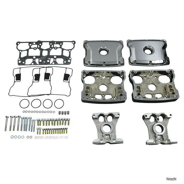 【メーカー在庫あり】 S&Sサイクル S&S Cycle S&S ダイキャストロッカーカバーキット 99年- BT用 クロ..