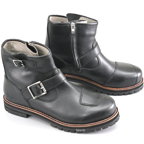 【New】【メーカー在庫あり】 デイトナ DS-007 WP エンジニアブーツ レディース ブラック 24.5cm 62863 JP店(2)