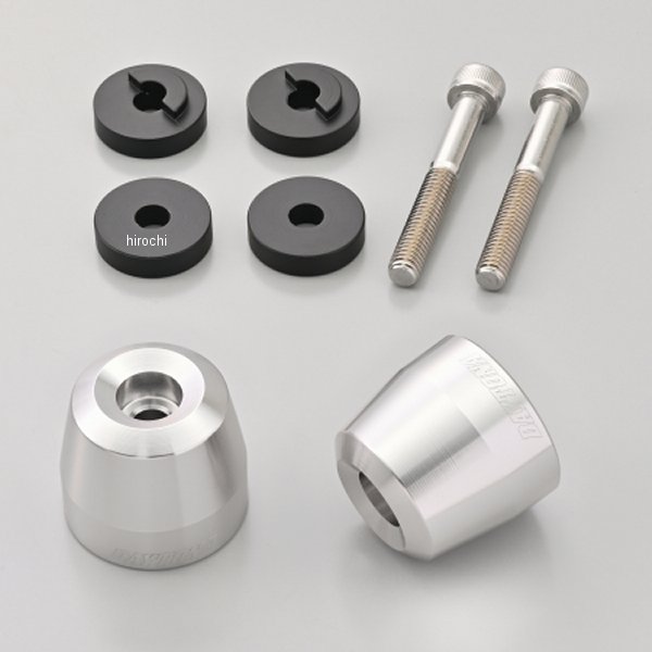 【メーカー在庫あり】 デイトナ アルミビレットバーエンド サーフェス ホンダ M6 シルバー 63926 JP店