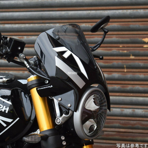 ピラミッドプラスチック Pyramid Plastics フライスクリーン ファントム ブラック/ストーム グレー 24年-25年 Speed 400 26700E JP店