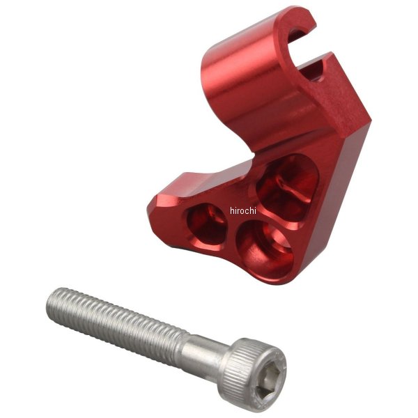 【メーカー在庫あり】 シフトアップ ビレットクラッチケーブルホルダー 21年−25年 GROM レッド 270105-02 JP店