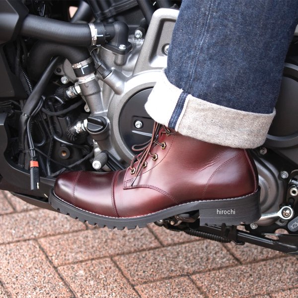 【メーカー在庫あり】 デグナー DEGNER HS-B6A バイカーズブーツ ワイン 28cm 4524486107146 JP店