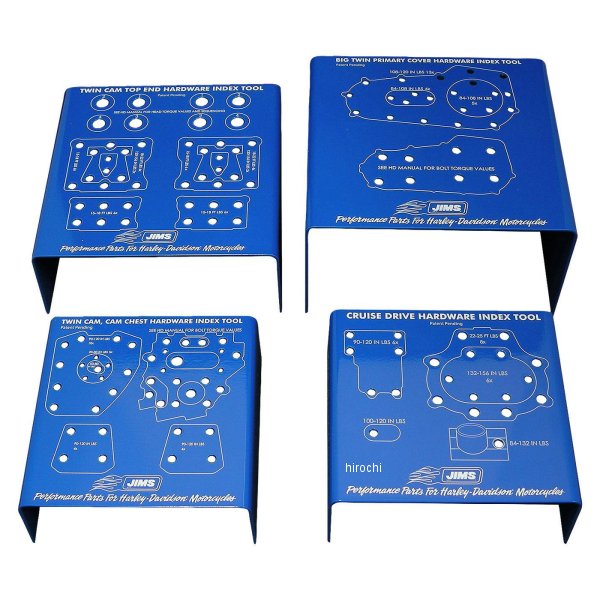 Other - 【メーカー在庫あり】 ジムズ JIMS 6速ツインカム ハードウェアオーガナイザーキット ブルー 742K JP店