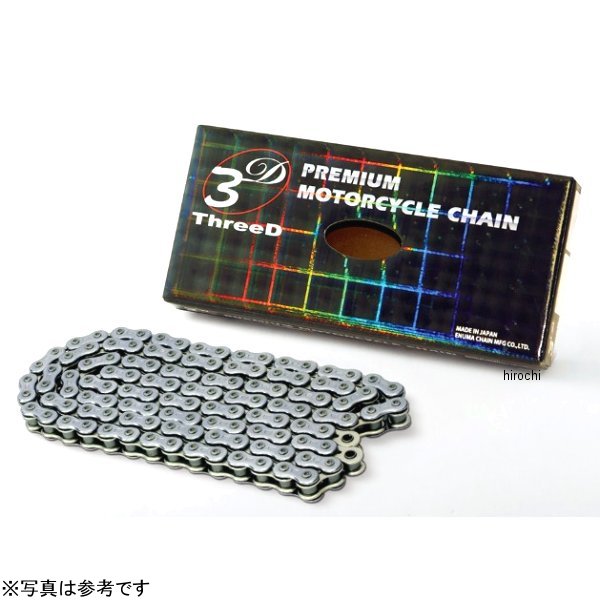 EKチェーン 江沼チェーン ThreeD 520RV/3D 112 クリップ シルバー 4571291772946 JP店