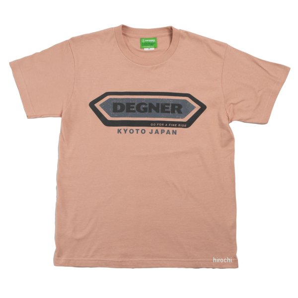 【メーカー在庫あり】 デグナー DEGNER 24TS-4 コットンTシャツ スモーキーピンク ...