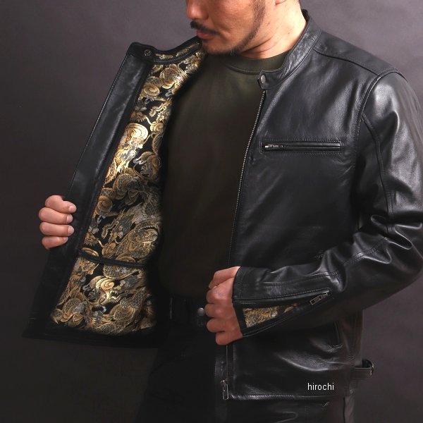 【メーカー在庫あり】 デグナー DEGNER 21SJ-14K レザージャケット 輝龍 ブラック Mサイズ 4524486111488 JP店
