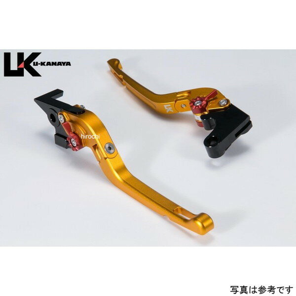 ユーカナヤ U-KANAYA アルミビレットレバーセット ツヤ無 可倒式R 24年以降 スピード400 マットゴールド TR024-153-0712 JP店