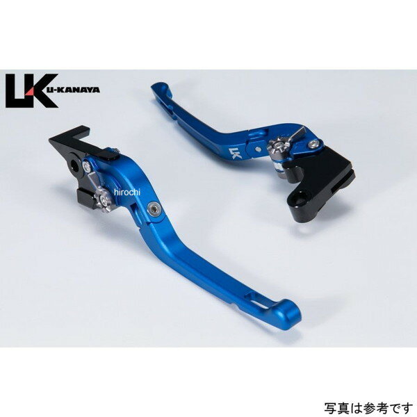 ユーカナヤ U-KANAYA アルミビレットレバーセット ツヤ無 可倒式R 24年以降 スピード400 マットブルー TR024-153-0714 JP店