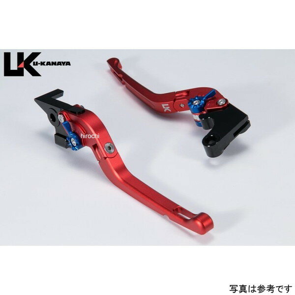 ユーカナヤ U-KANAYA アルミビレットレバーセット ツヤ無 可倒式R 24年以降 スピード400 マットレッド TR024-153-0715 JP店