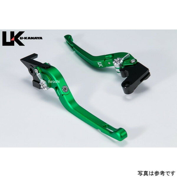 ユーカナヤ U-KANAYA アルミビレットレバーセット ツヤ無 可倒式R 24年以降 スピード400 マットグリーン TR024-153-0717 JP店
