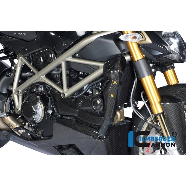 イルムバーガー Ilmberger ウオーターラジエーターカバー 右側 ドゥカティ Streetfighter 848 12 WKR.013.STRFI.K-Sf848 JP店