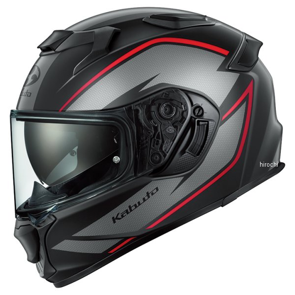 Helmets - 【メーカー在庫あり】 オージーケーカブト OGK KABUTO フルフェイスヘルメット KAMUI 5 TORZA フラットブラックレッド L(59-60cm)サイズ 4966094643638 JP店