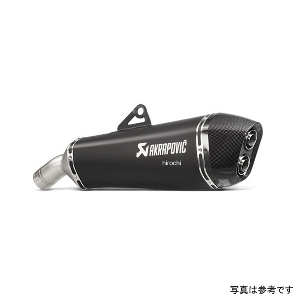 1811-3291 アクラポビッチ AKRAPOVIC スリップオンマフラー E4仕様 17年 BMW F800GT、F800R チタン 黒 S-B8SO7-HZAABL JP店