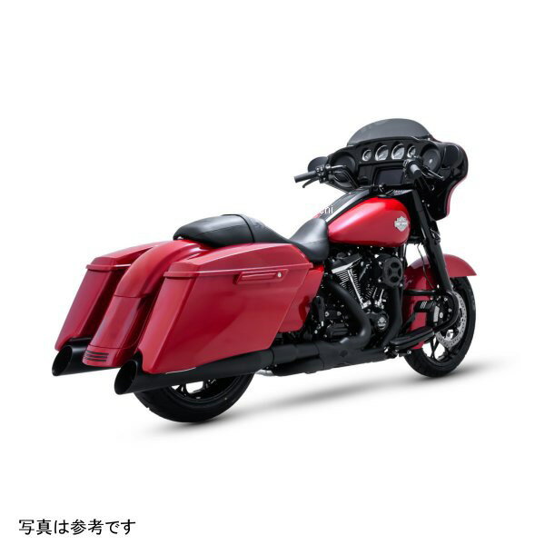 【メーカー在庫あり】 バンス＆ハインズ PCX パワーデュアルズ ヘッドパイプ ブラック マフラー 17年-22年 ハーレー ツーリングファミリー 46371 JP店