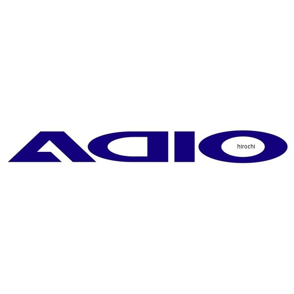 BK81903 アディオ ADIO ADIO ステッカー ブルー M 135mm×15mm P054-9420 JP店