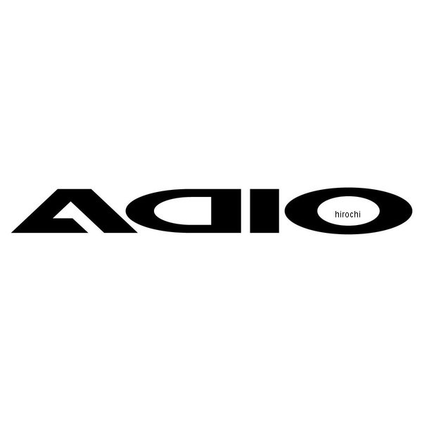 BK81906 アディオ ADIO ADIO ステッカー ブラック L 200mm×22mm P054-9423 JP店