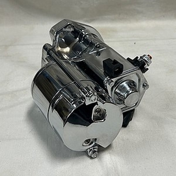 部品屋K&W ハイトルクスターター 1.4Kw クローム 89年-06年 ハーレー BIGTWIN89年-06年 ハーレー BIGTWIN1.4Kw配線固定ボルト位置 アングルドポスト純正バッテリーで使用可能です。各スターターはメーカーで個別にテストされてデーターシートが付属しています。17092楽天 JP店