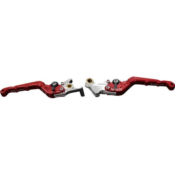 バイカーズ BIKERS レバーセット 可倒式 カーブタイプ レッド 18年-21年 ホンダ CB125R H0989-RED JP店
