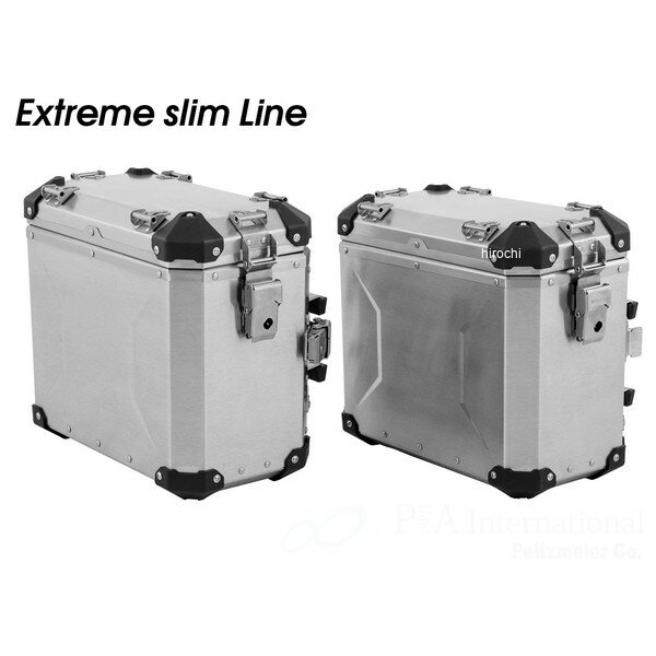 ワンダーリッヒ Wunderlich サイドケース Extreme slim Line ダイレクトロック 左右セット R1300GS Adventure アルミニウム W13608-100 JP店
