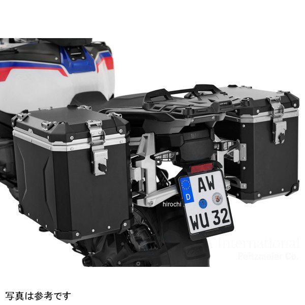 ワンダーリッヒ Wunderlich サイドケース Extreme slim Line ダイレクトロック 左右セット R1300GS Adventure ブラック W13608-102 JP店