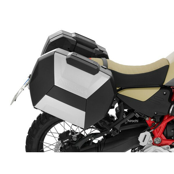 ワンダーリッヒ Wunderlich サイドケース X-CASE X30 & サイドキャリア X-RACK Light ケース&ホルダーセット R12 G/S ブラック/シルバー W44137-100 JP店