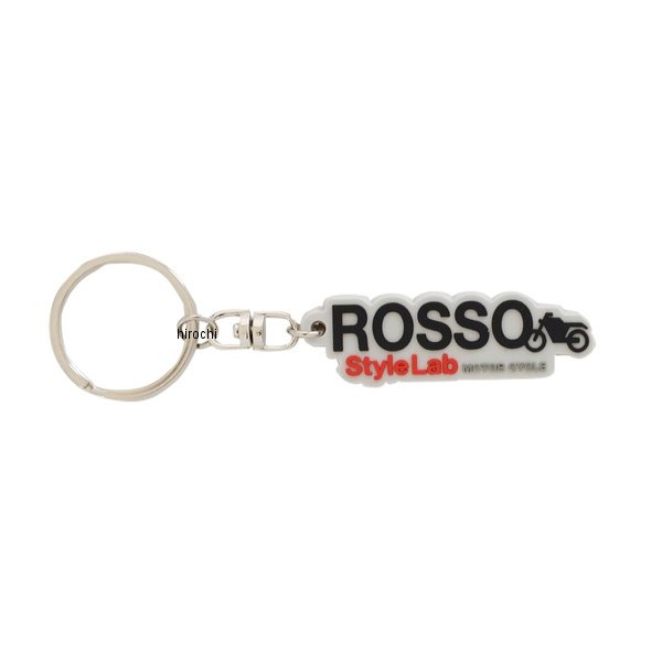  ロッソスタイルラボ Rosso StyleLab キーホルダー ROSSOロゴ1 ブラック ROK0702 JP店