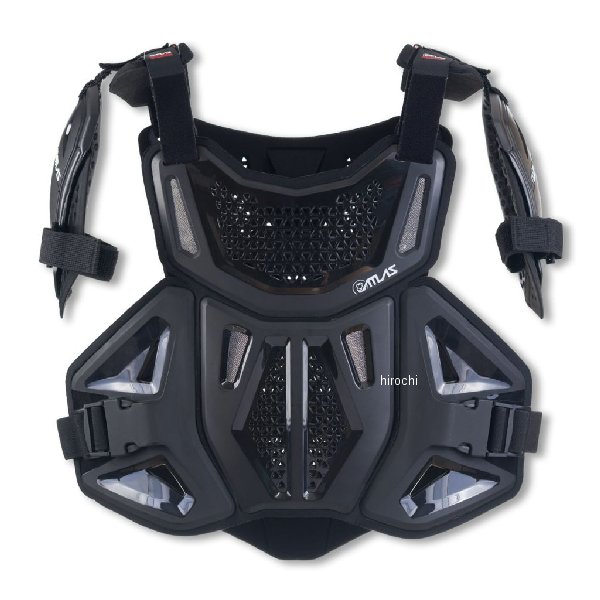 アトラス ATLAS ディフェンダー 2.0 ショルダー付 ブラック L/XLサイズ：L XLカラー：ブラックアトラスネックブレースとのフィッティングが完璧なルーストガード。現代のライディングに合わせて更に進化。・身体全体を守るフルカバーハードシェル構造・身体の動きに合わせてフィットするマルチパネル構造・肋骨や脇腹までカバーするラップアラウンドデザイン・通気性を高めるベンチレーション設計・前面にプッシュクリップを備えた簡単着脱仕様・取り外し可能なショルダーガード付属・肩と腰のフィット感を調整できるアジャスターストラップ・ATLASネックブレース対応設計・ネックブレース固定用ストラップを標準装備・取り外し可能なリアネックブレースパネル・ジャージの上からも下からも着用可能・MFJ国内競技規則に対応。・大人用2サイズ展開サイズチャートS/Mサイズ ：身長162〜173cmL/XLサイズ：身長175〜195cm商品イメージA1160-01-020楽天 JP店