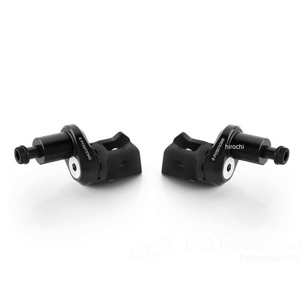 リゾマ rizoma ライダー＆パッセンジャーペグアダプター 左右セット ?18 mm 22年-26年 MT-10 ブラック PE687B JP店