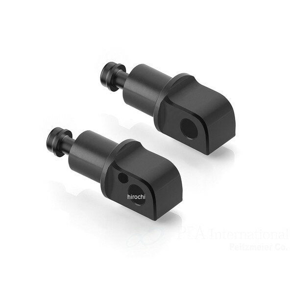 リゾマ rizoma ライダー＆パッセンジャーペグアダプター 左右セット ?18 mm 22年-23年 1290 Super Duke R ブラック PE849B JP店