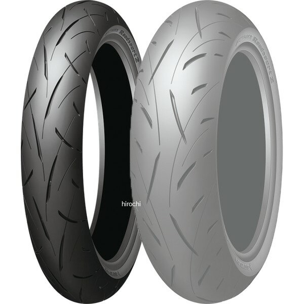 Tire - ダンロップ DUNLOP RDSPT2 120/70ZR17M/C (58W) フロント TL 336714 JP店