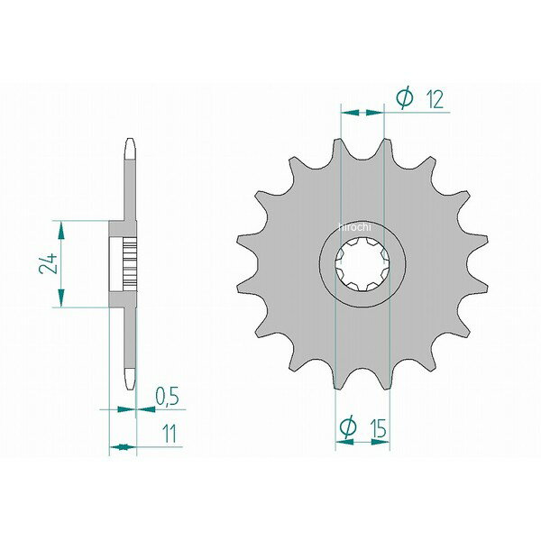 アファム AFAM フロントスプロケット 12T/415 トライアンフ 00年-02年 DAYTONA 955I デイトナ955I 94100-12 JP店