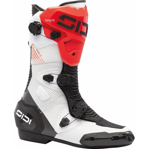 SIDI シディー ブーツ MAG 2 AIR 白 黒 レッド EU40/25.2cm 8017732776112 JP店(2.0)